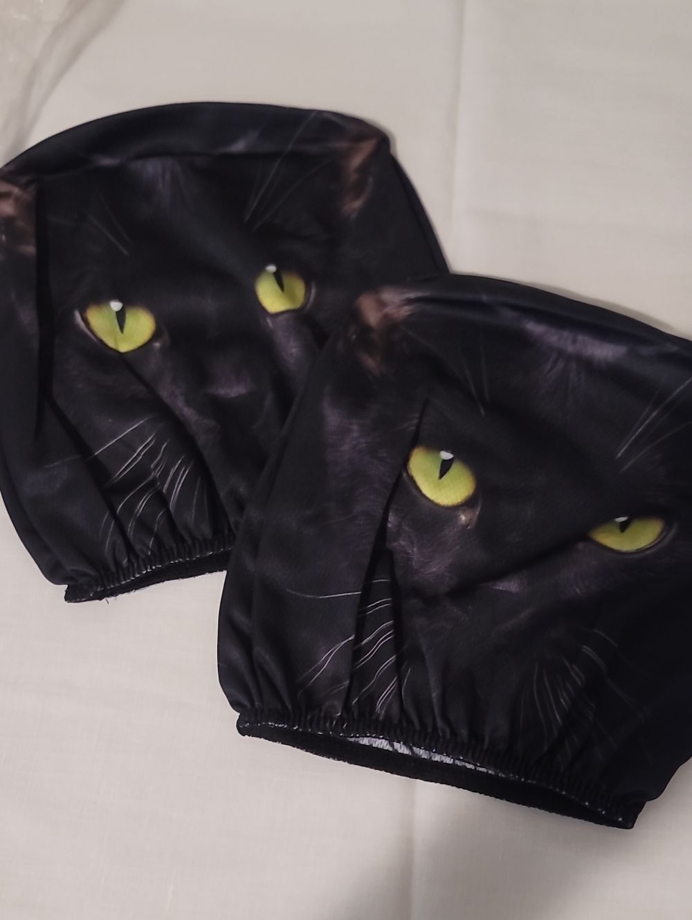 Cat Headrest Covers Set